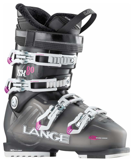 Lange Sx 80 Alpine Ski Boots Woman Black 23.5