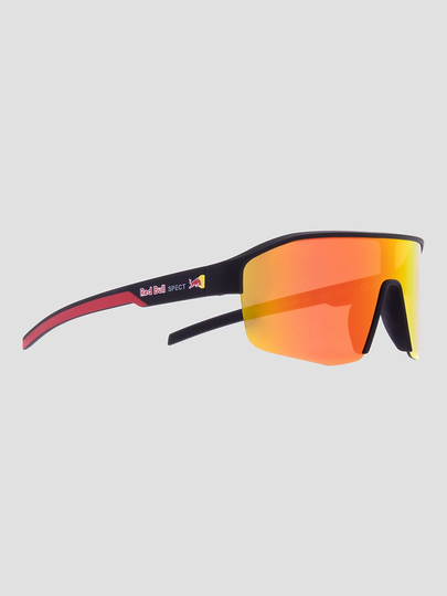 Red Bull SPECT Eyewear DUNDEE-001 Black Sunglasses brown with red mirror