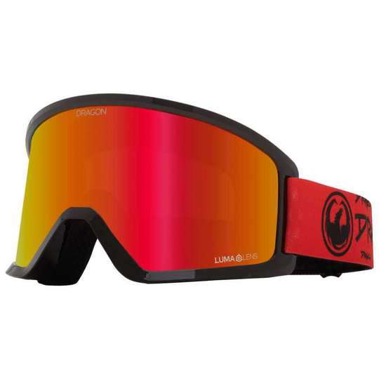 Dragon Alliance Dx3 Otg Base Ion Ski Goggles Lumalens Red Ion/CAT3