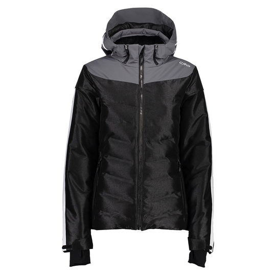Cmp Zip Hood 39w1636 Jacket Black 2XS Woman
