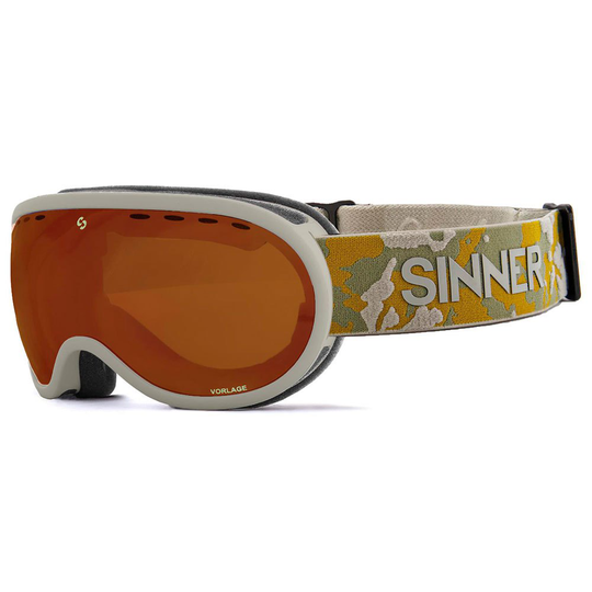 Sinner Vorlage S Ski Goggles Golden Double Orange Vent/ CAT2