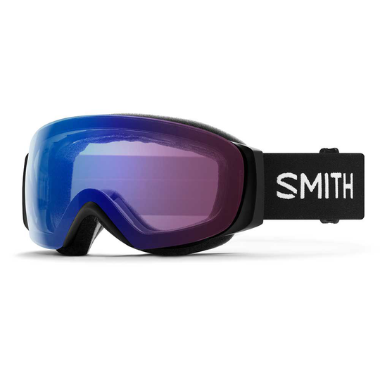 Smith I/o Mag S Ski Goggles Black ChromaPop Photochromic Rose Flash/CAT1-2