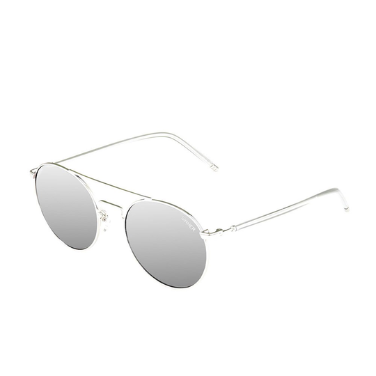 Sinner Tide Sunglasses Silver Smoke Flash Mirror/CAT3