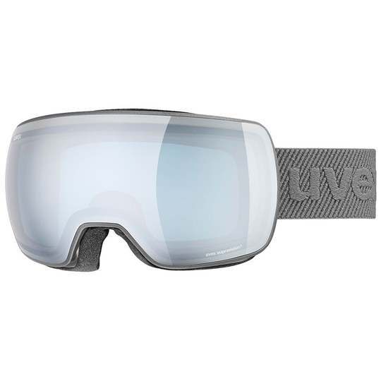 Uvex Compact Fm Ski Goggles Grey Mirror Silver Blue/CAT2
