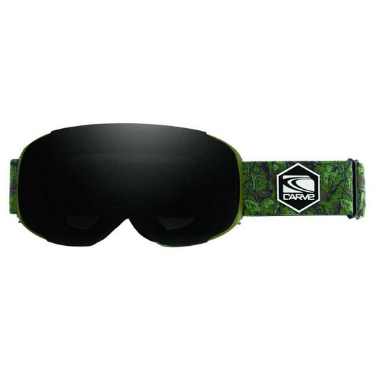 Carve The Boss Ski Goggles Black Grey/CAT3+Orange/CAT2
