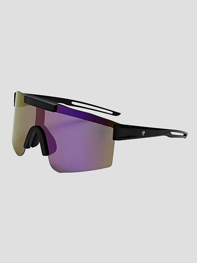CHPO Luca Black Sunglasses purple mirror