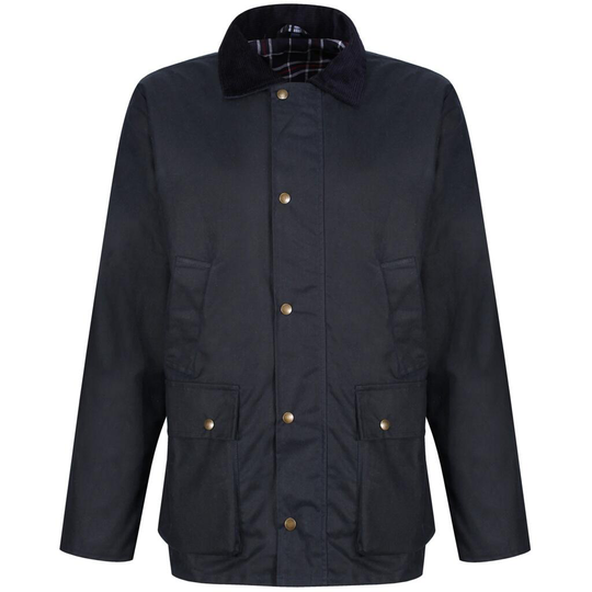 Mens Banbury Wax Jacket (navy)