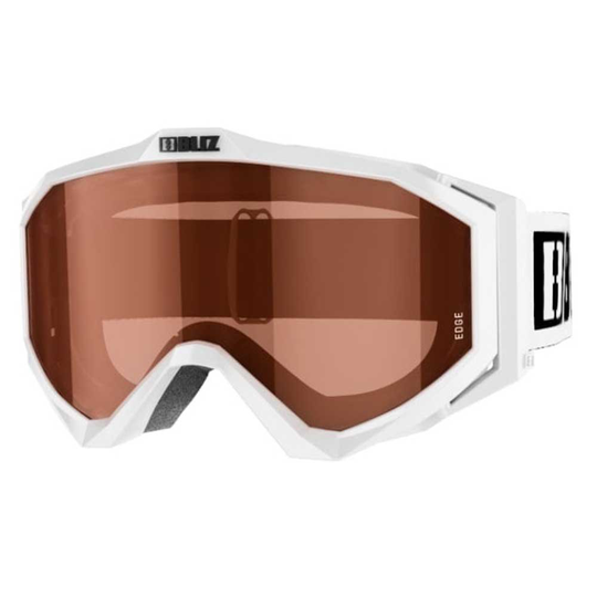 Bliz Edge M5 Youth Ski Goggles White Orange/CAT2