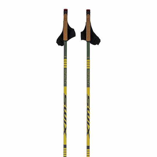 Swix Infinity Just Click Alu Poles Golden 125 cm