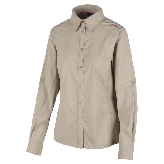 Cmp 3t53476 Long Sleeve Shirt Beige 2XS Woman