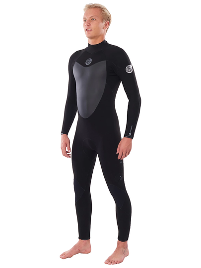 Rip Curl Flashbomb 4/3 Gb Back Zip Wetsuit black