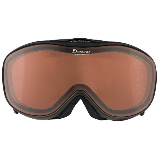 Alpina Challenge 2.0 Ski Goggles Black Dobleflex/CAT1