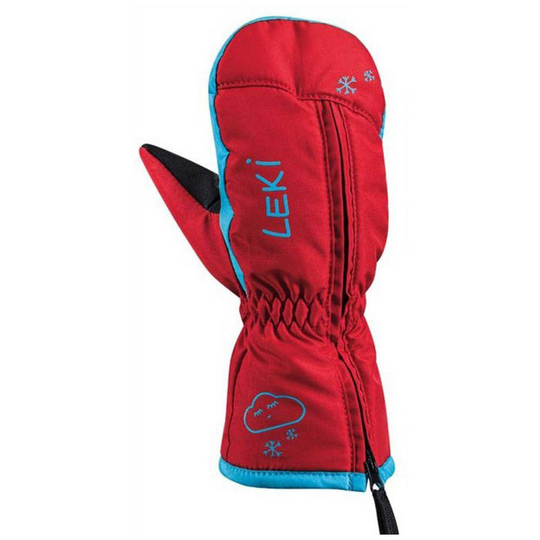 Leki Alpino Little Snow Mittens Red 6-7 Years Boy