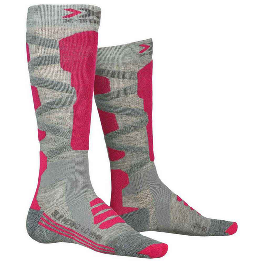 X-socks Ski Silk Merino 4.0 Socks Grey EU 35-36 Woman