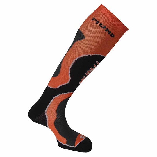 Mund Socks Freeride Socks Orange,Black EU 46-49 Man