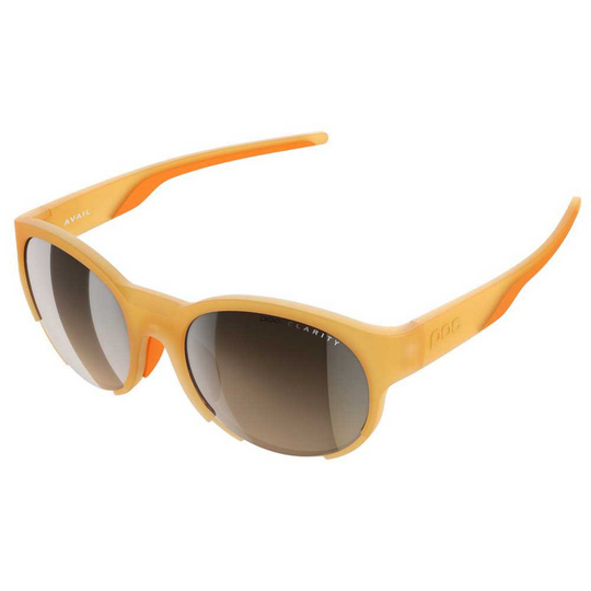 Poc Avail Sunglasses Orange Brown / Silver Mirror/CAT2