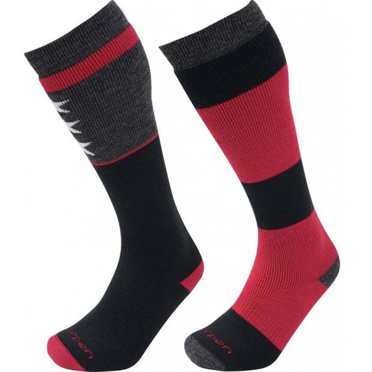 Lorpen Ski-snowboard Merino Socks 2 Pairs Red,Black EU 47-50 Man