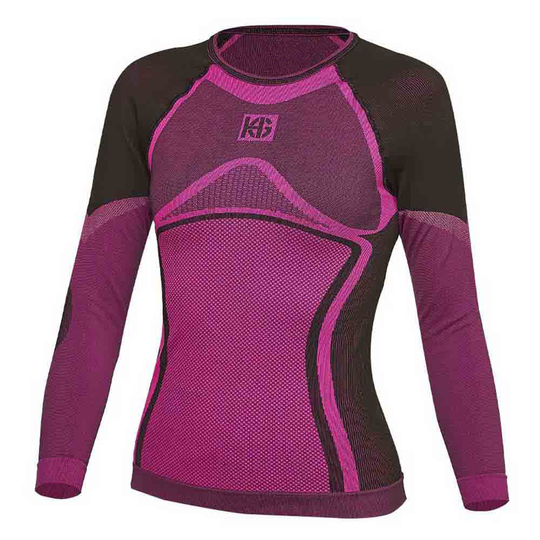 Sport Hg North Double Layer Long Sleeve T-shirt Pink L Woman