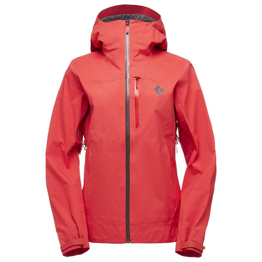 Black Diamond Sharp End Shell Jacket Red M Woman
