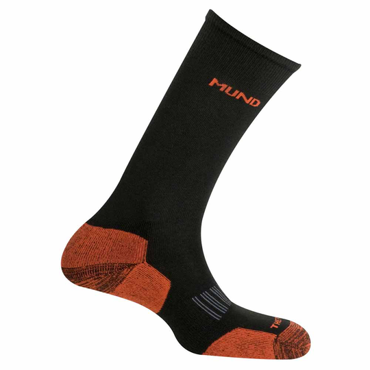 Mund Socks Cross Country Skiing Socks Orange,Black EU 34-37 Man