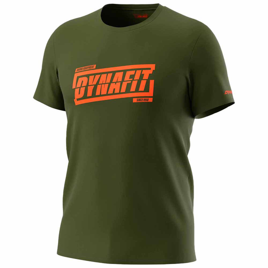 Dynafit Graphic Co Short Sleeve T-shirt Green M Man