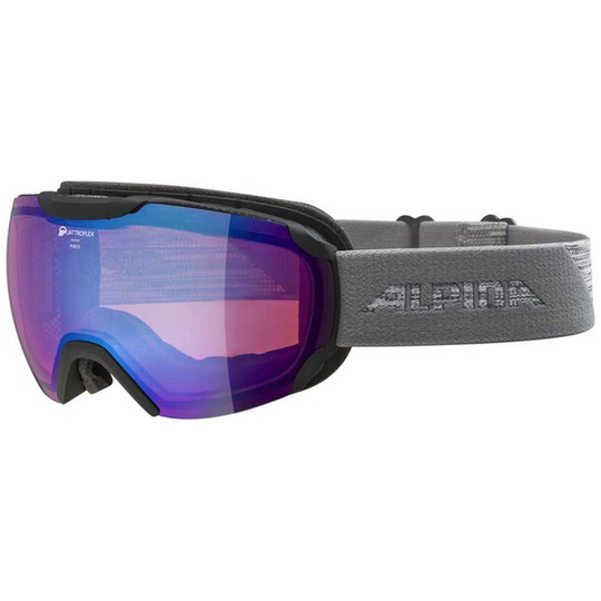 Alpina Pheos Qhm Ski Goggles Black Blue/CAT2