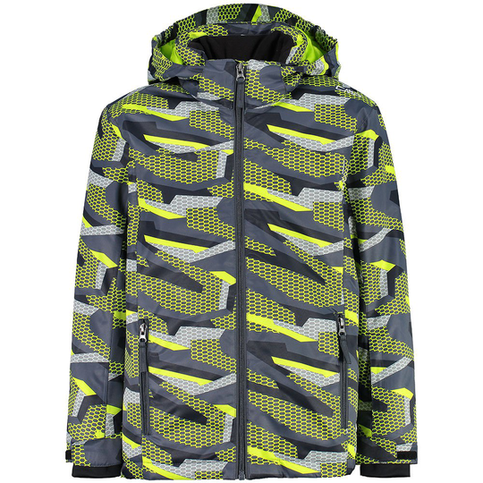 Cmp Snaps Hood 39w1924 Jacket Grey 4 Years Boy