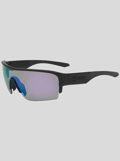 Dragon Tracer X LL Matte Black Sunglasses ll vlt ion+ll sld brn+clr