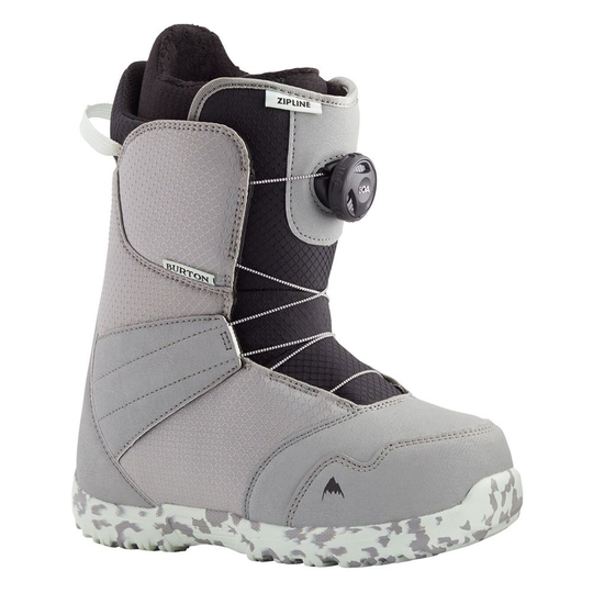 Burton Zipline Boa Snowboard Boots Junior Grey 22.0