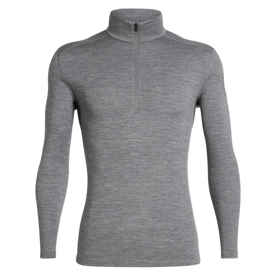 Icebreaker 260 Tech Merino Long Sleeve T-shirt Grey L Man