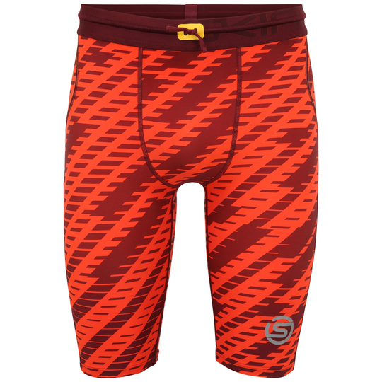 Skins Series-3 Mens Half Tights - Flame Geo - Size L