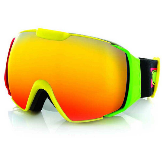 Carve Platinum Ski Goggles Orange Orange Revo/CAT2-3
