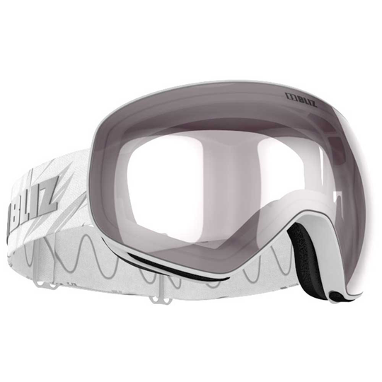 Bliz Floz Mirror Ski Goggle White Pink With Silver Miror/CAT2