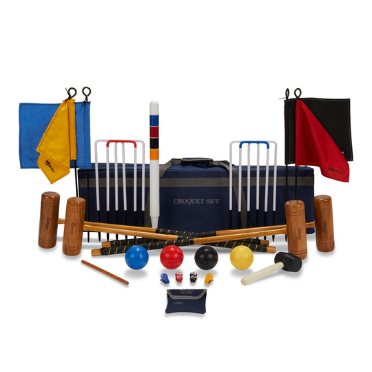 Pro Croquet Set 4 Player, With Took Kit Bag