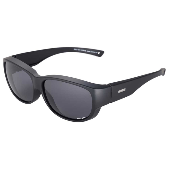 Sinner Sunrise S Sunglasses Black Sintec Smoke/CAT3