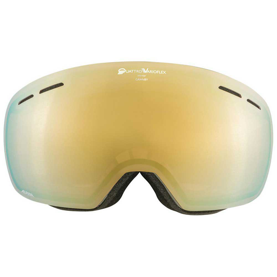 Alpina Granby Qv Ski Goggles Grey Mirror Gold/CAT2-3