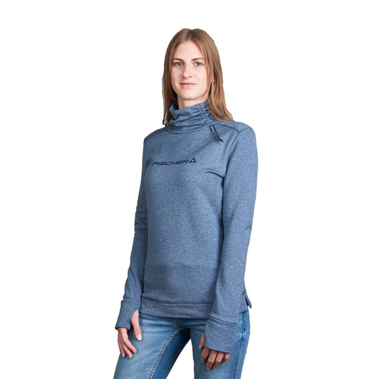 Fischer Big Logo Sweatshirt Blue 34 Woman