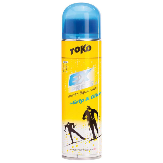 Toko Express Grip&glide Liquid Wax 200ml Blue