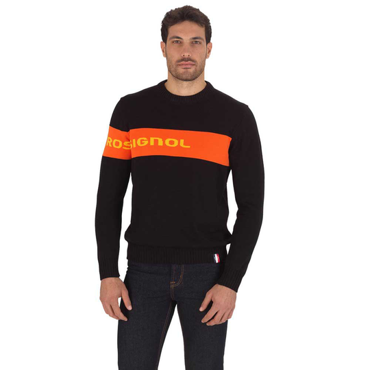 Rossignol Brand Knit Sweater Black M Man