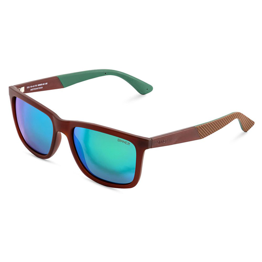 Sinner Bretton Sunglasses Green,Brown Sintec Green Oil/CAT3