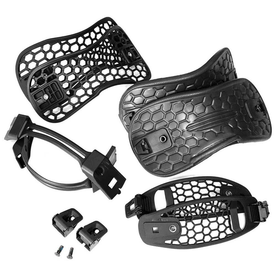 Nidecker Exo Snowboards Bindings Straps Silver L-XL