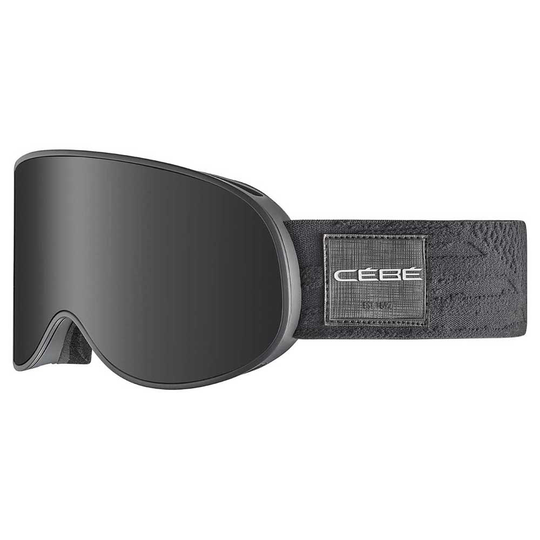 Cebe Attraction Ski Goggles Black Grey Ultra Black/CAT3+Amber Flash Mirror/CAT1