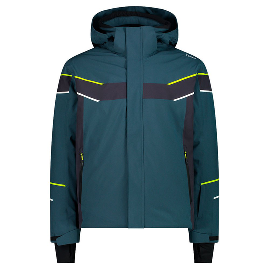 Cmp Zip Hood 32w0547 Jacket Green M Man