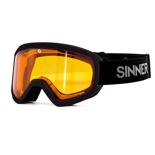 Sinner Estes Ski Goggles Golden Double Orange/ CAT2