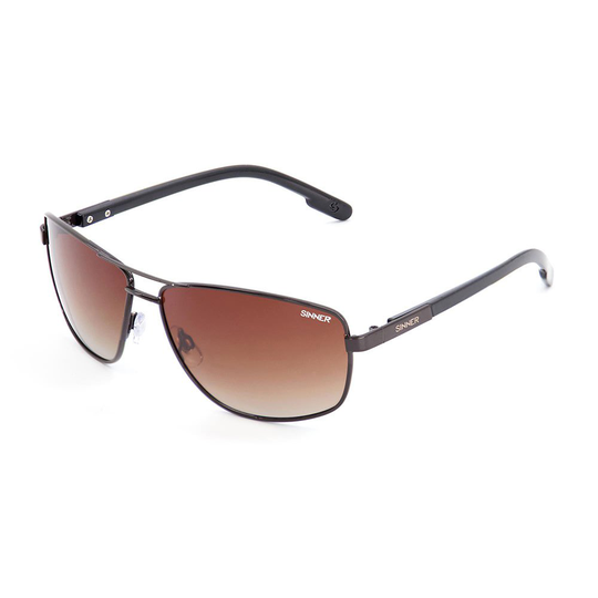 Sinner Brandon X Polarized Sunglasses Grey Brown Gradient Polarized/CAT3