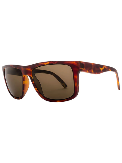 Electric Swingarm XL Matte Tortoise Shell Sunglasses OHM polarized bronze