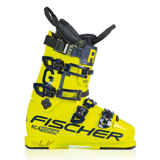 Fischer Rc4 Podium Gt 130 Vacuum Alpine Ski Boots Yellow 24.5