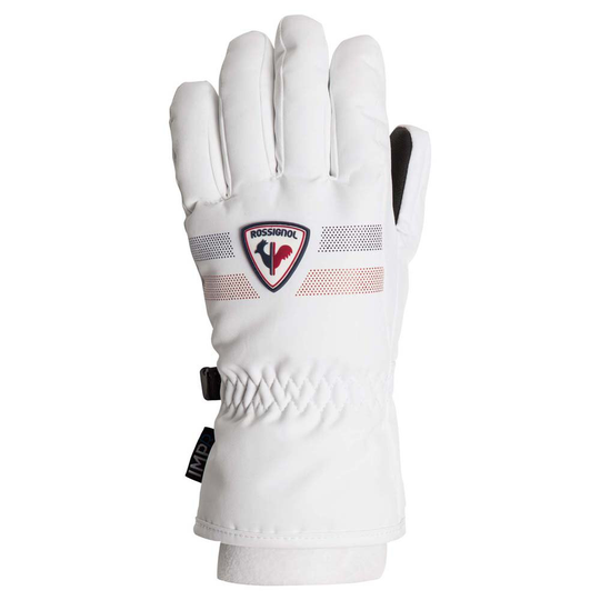 Rossignol Roc Impr Gloves White 6 Years Boy
