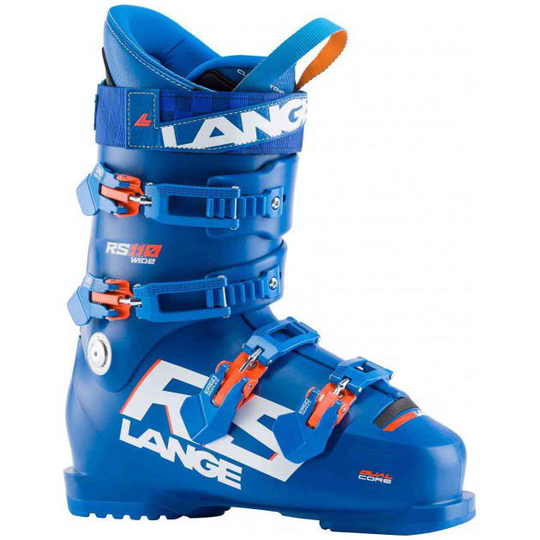 Lange Rs 110 Wide Alpine Ski Boots Blue 24.5