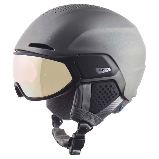 Alpina Alto Qv Helmet Grey 51-55 cm